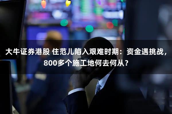 大牛证券港股 住范儿陷入艰难时期：资金遇挑战，800多个施工地何去何从？