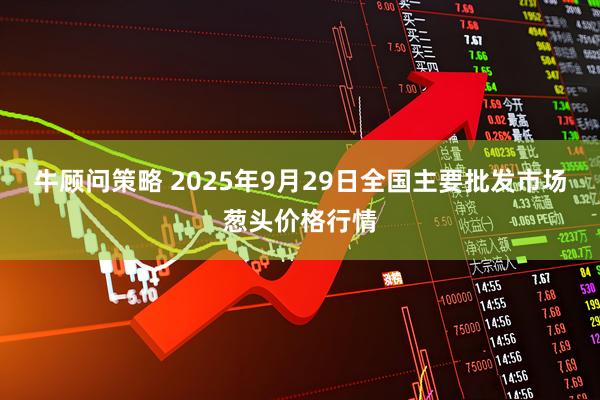 牛顾问策略 2025年9月29日全国主要批发市场葱头价格行情